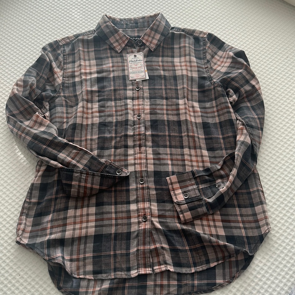 Flag & Anthem Lyndon Shirt plaid size small